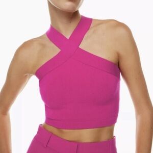 Babaton Sculpt Knit Criss Cross Top